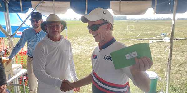 Jeff Duval wins $100 for the most 10-minute, 50-point flight landings. He had six of them!