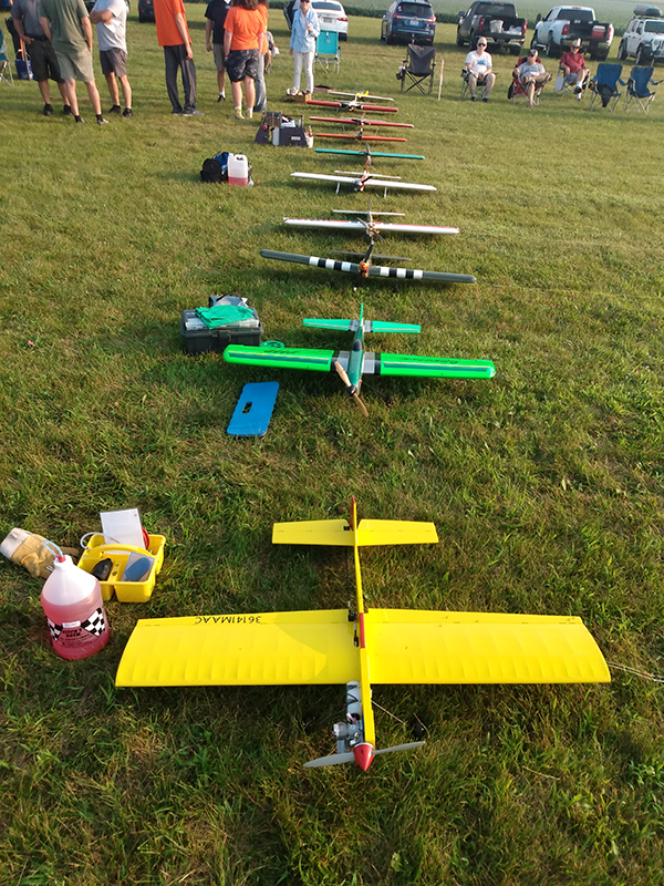 The Intermediate flightline.