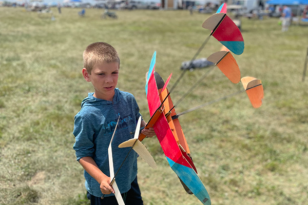 Caleb Finn and his array of HLGs.