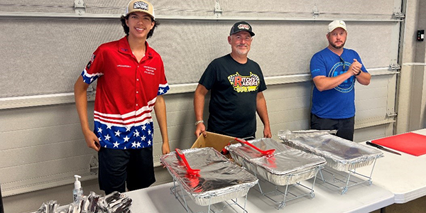 The Team Horizon dinner! Randy Ritch was awarded a Lifetime Member award from the National Miniature Pylon Racing Association.