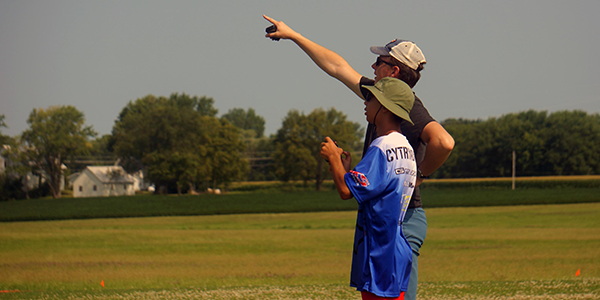 Joe working with Junior pilot Oscar Cytrynowicz.