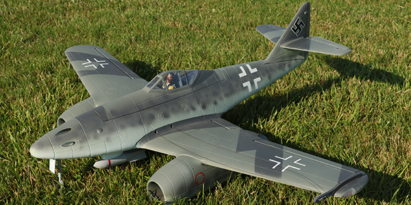 An electric-ducted fan Me 262 flown in Fun Scale by Stephen Kretschmer.