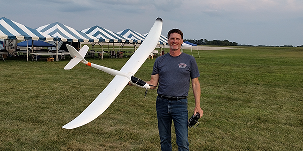 Wayne Norrie, of MN, and his Radian.