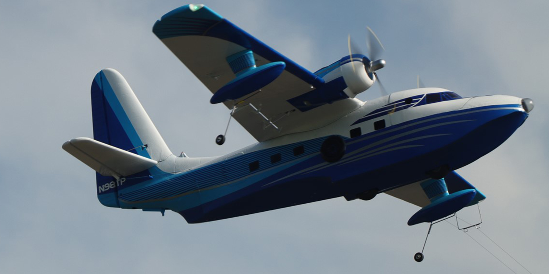 Grant Hiestand’s Grumman Albatross that was flown in Fun Scale.