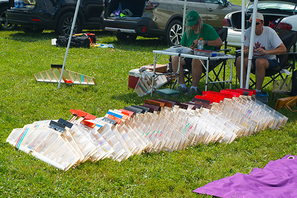 Patrick (L) and Ivan Mackenzie drove down from Canada with a carload of models for F2D Fast, the World Cup, and the World Champi