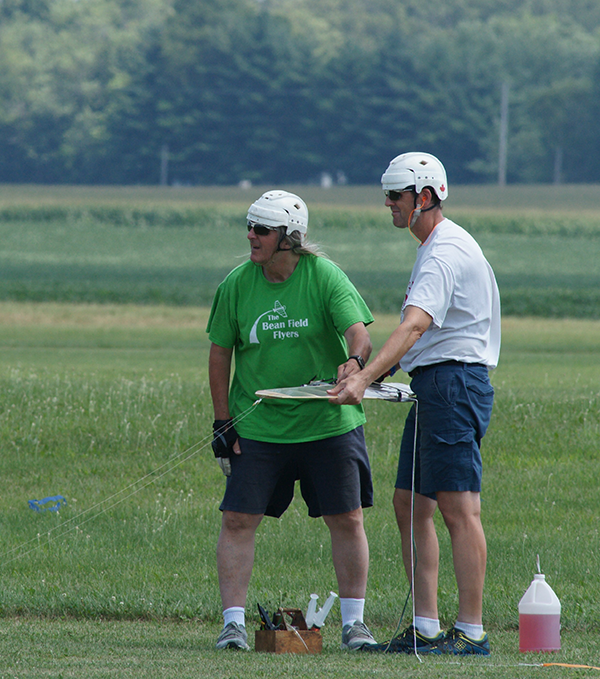 Patrick Mackenzie (L) and his brother, Ivan, wait for the launch signal. Both are on the Canadian team and flew very well in all