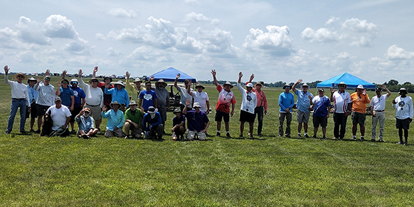 A group photo for our friend, Jeff Carr, who was unable to attend.