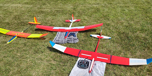 An assortment of F3RES sailplanes.