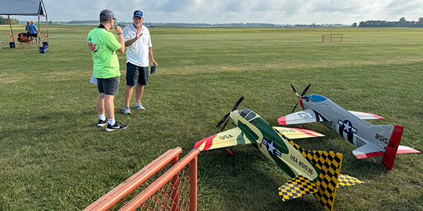 Tom Dose has some unique paint schemes for his airplanes. These always create discussion amongst fellow pilots.