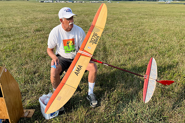 Jim Parker with Jim Taylor’s original 1973 F1C.