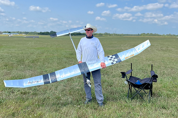 Guy Menanno and his Nelson .65-powered Super D Gas.