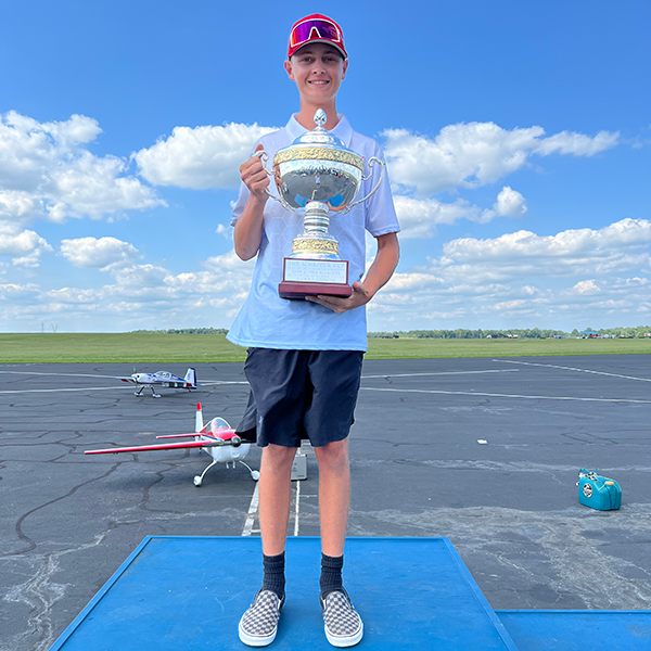 Kody is the winner of the Schroder Cup, which is given to the top youth pilot with the best raw scores across the competition.