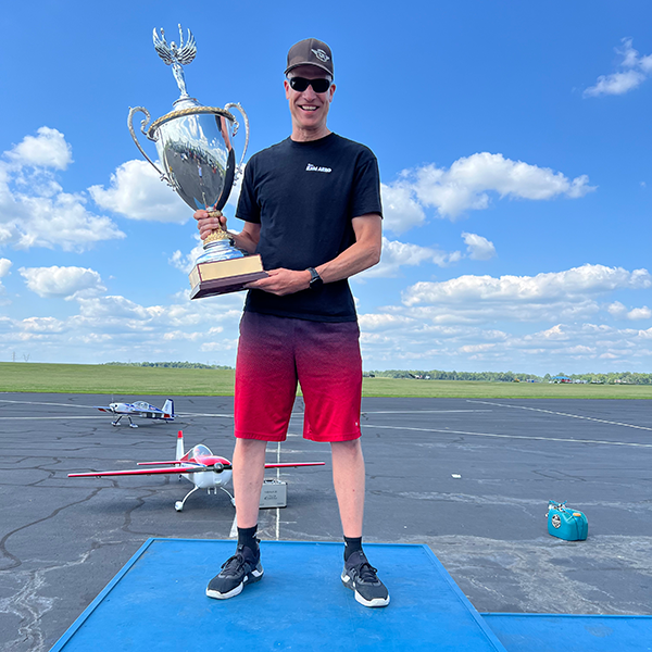 Kurt is the winner of the Bennet Cup, which is given to the top adult pilot with the best raw scores across the competition.