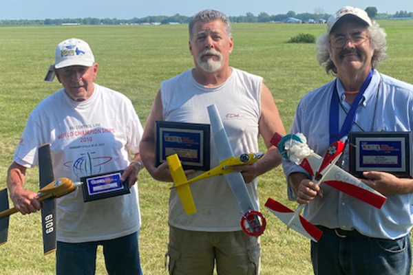 The 2024 21 Sport Speed winners: Chris, first; Glen, second; and Carl Dodge, third.