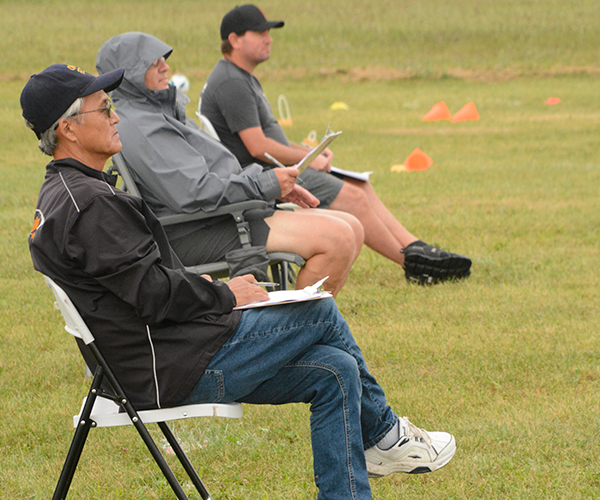 Day four was about 35° colder for the judges, too.