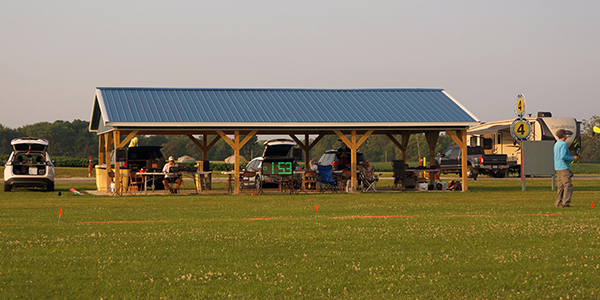 New covered pavilions are a fantastic addition to Site 4 of AMA’s International Aeromodeling Center.