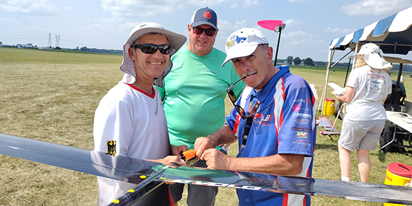 Prepping those airplanes prior to the start of F5J.