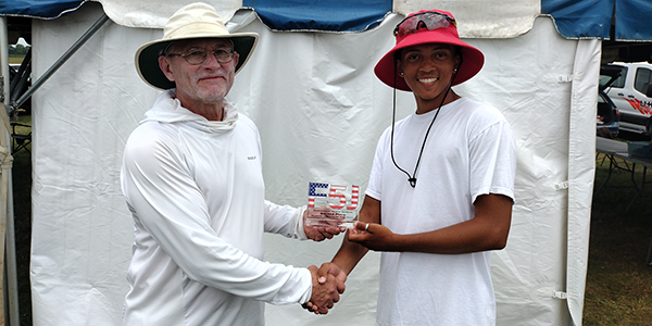 Steven Jr., second place at the US F5J Team Selects.