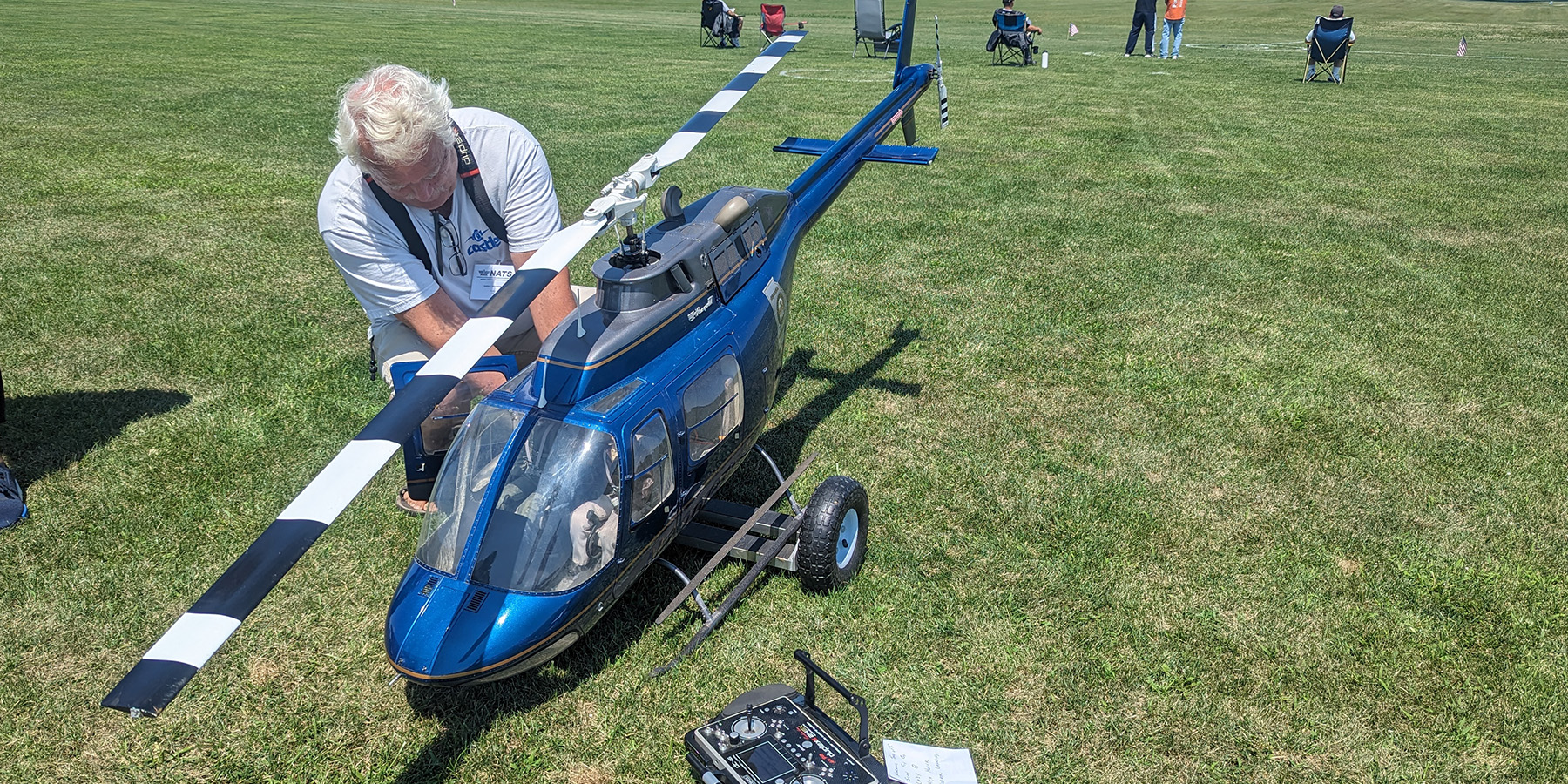 Darrell Sprayberry and his Jet Ranger.