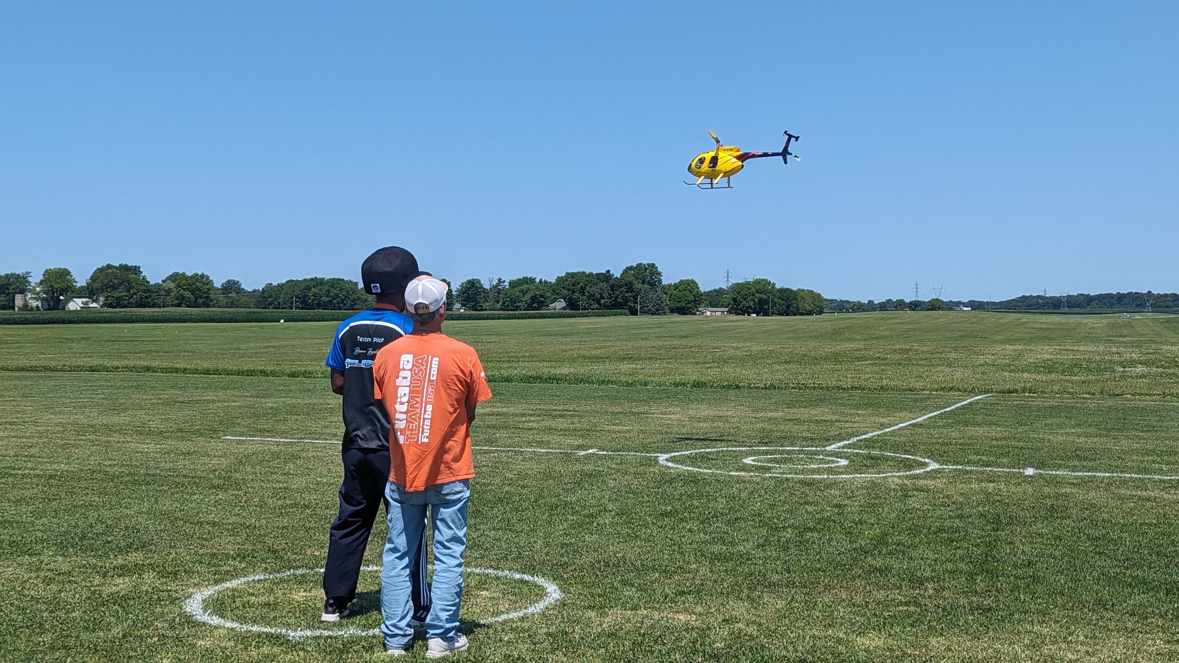 Brian flying his Hughes MD500.
