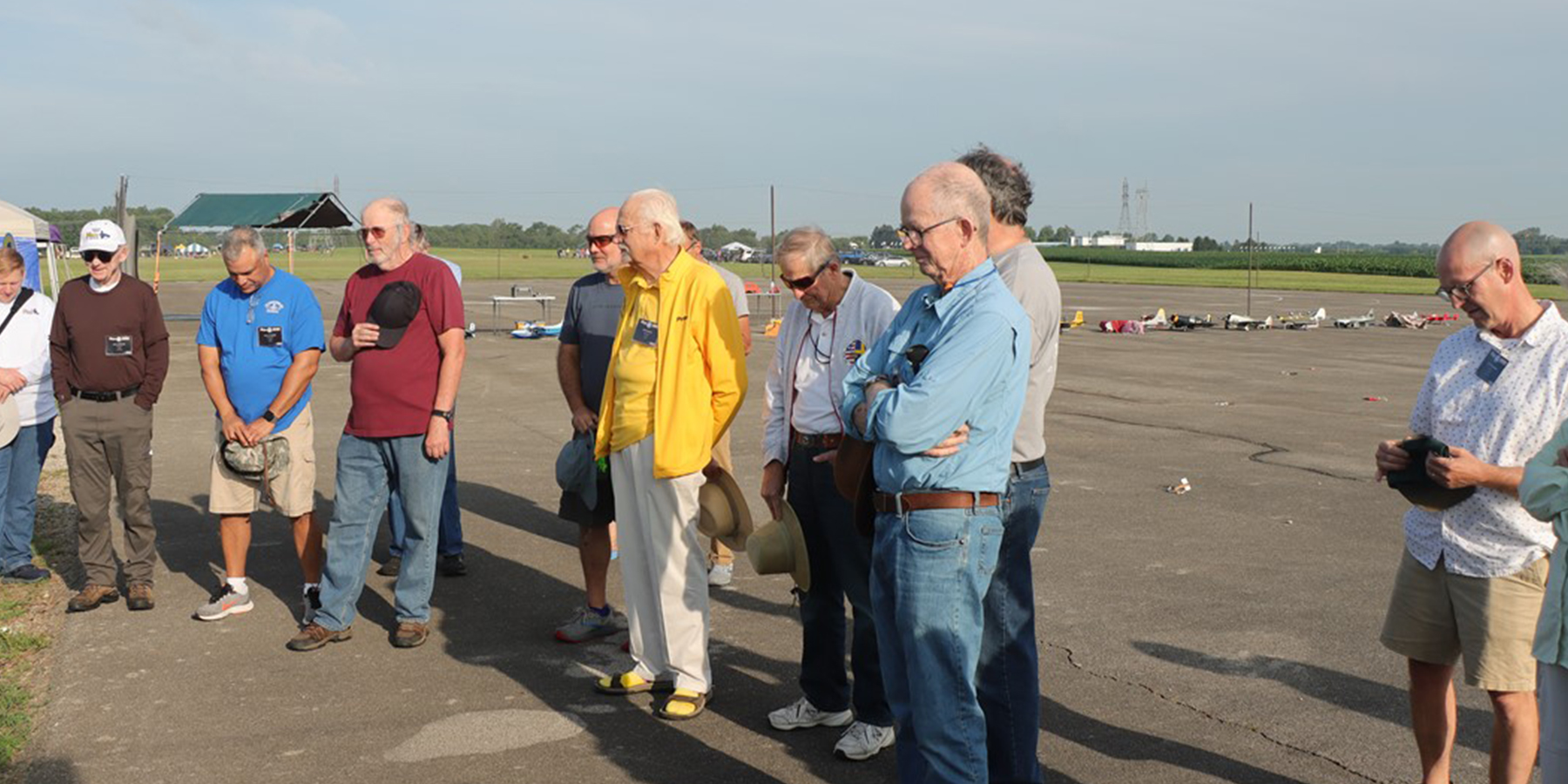 The pilot meeting held on Sunday morning.