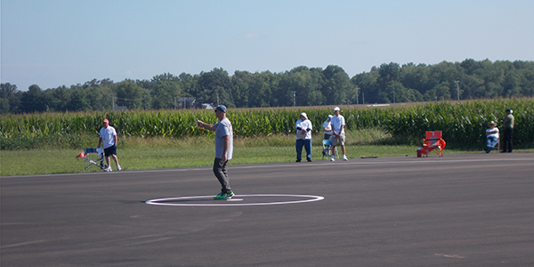 Kenny Stevens during his second flight of the day.