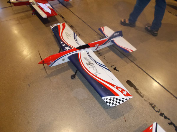 David Fitzgerald&apos;s third-place airplane.