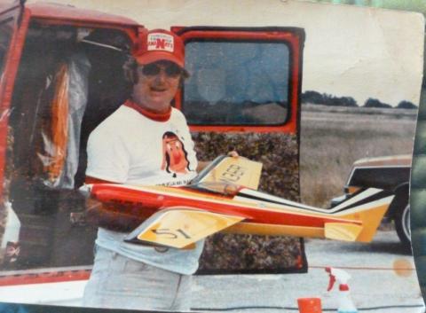 Randy Rich’s father “Dickie” holding Pole Cat from the era.
