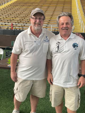 The men who brought us the wonderful 2023 Indoor Nats: Dave Lindley and Bruce Kimball.