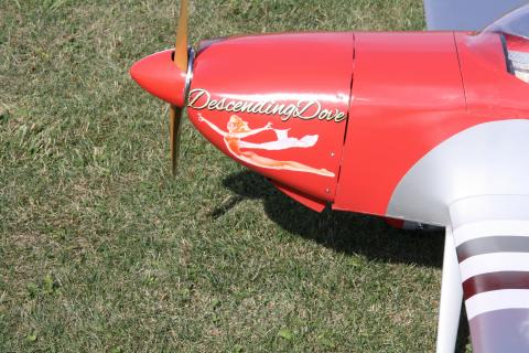 Everybody loves nose art and this homebuilt has a great one.