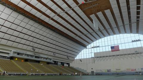 Inside the Kibbie Dome