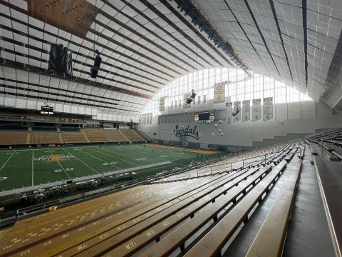 Inside the Kibbie Dome