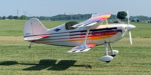 Mike Fearing’s 50% Christen Eagle. 