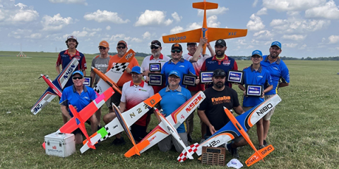 The 2024 AMA Q40 winners: (L-R top) Leo Nordell, James Allen, Dean Stone, Jason Oliver, Jack Kane, Roy Andrassy, Anthony “AJ” Hemken, Brody Freeman, Gary Freeman Jr., (L-R bottom) Mike Helsel, Jason Duda, Dan Kane, and Gino Del Ponte.