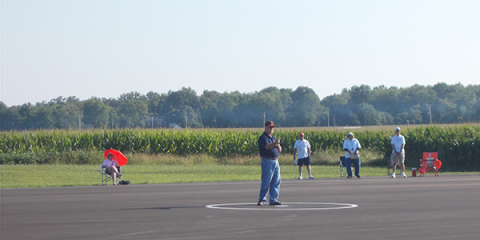 Brett Buck during his second flight.