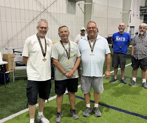 Easy B winners (L to R), John Kagan - 3rd, Tom Sova - 1st, Don Slusarczyk - 2nd. Easy B winners (L to R), John Kagan - 3rd, Tom Sova - 1st, Don Slusarczyk - 2nd.
