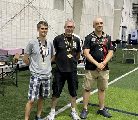 F1L winners (L to R), Brett Sanborn - 1st, John Kagan - 3rd, Dmytro Silin – 2nd. F1L winners (L to R), Brett Sanborn - 1st, John Kagan - 3rd, Dmytro Silin – 2nd.