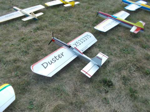 A plane called the Duster which takes its looks from crop dusters.
