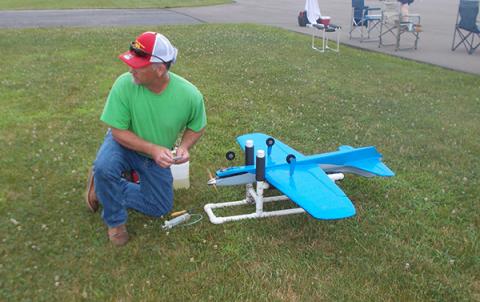 Doing some preflight prep.