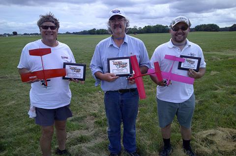 1/2A Proto Speed winners (l to r): Patrick Temple (2nd), Glen Van Sant (1st), James Van Sant (3rd).