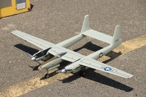 Keith Trostle’s XF-11 with two .020-size motors.