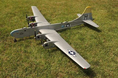 I have repainted my B-29 bomber and repaired 9 years of wear and tear on the model for this year’s Nats.