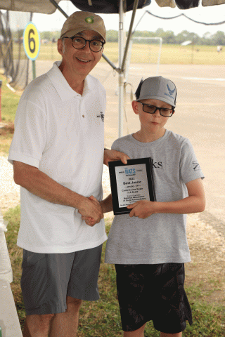 Best Junior award, Christopher DeGroff.