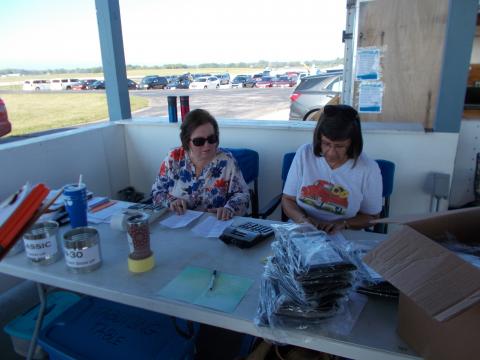 Our official tabulators, Coleen Gilbert and Kathleen Patterson.