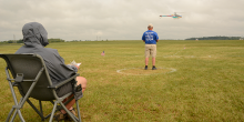 Dan Lucente competes in Sportsman. This photo shows the judge’s perspective.